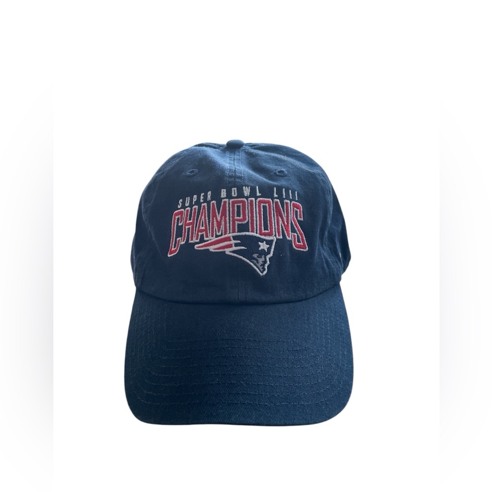 🏈🏆NFL NEW ENGLAND PATRIOTS SUPER BOWL LIII CHAMPIONS HAT 🧢 AUTHENTIC 47’ BRAND.